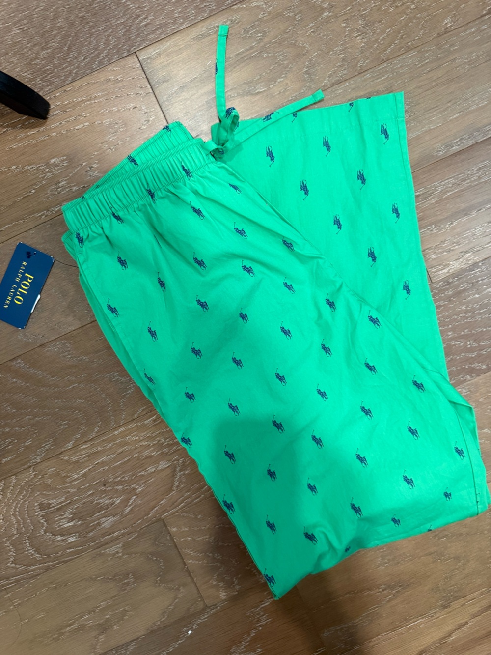 Polo by Ralph Lauren Neon Green Athletic Shorts Pajamas Pants